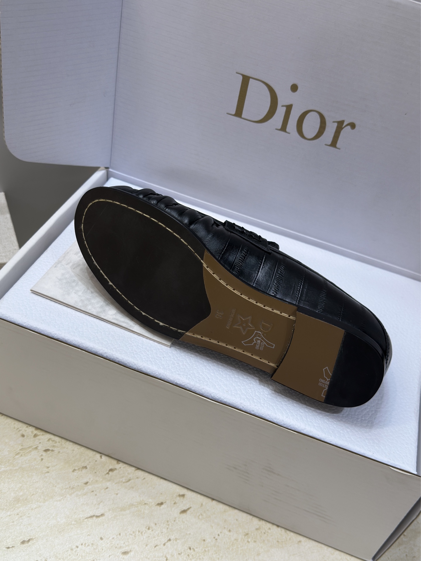 (配全套飞机盒)Dior 迪奥2026春夏新款 D-Time平底圆头玛丽珍芭蕾舞娃娃女鞋 CD字母log