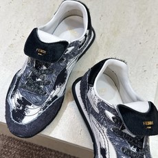 FENDI 芬迪2026春夏新款系列 Wave Pulse系带休闲运动女跑鞋 F家字母logo 拼色厚底 FENDI 芬迪2026春夏新款系列 Wave Pulse系带休闲运动女跑鞋 F家字母logo 拼色厚底
