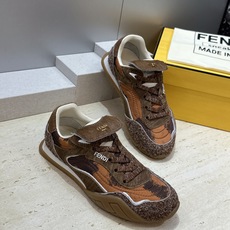 FENDI 芬迪2026春夏新款系列 Wave Pulse系带休闲运动女跑鞋 F家字母logo 拼色厚底 FENDI 芬迪2026春夏新款系列 Wave Pulse系带休闲运动女跑鞋 F家字母logo 拼色厚底