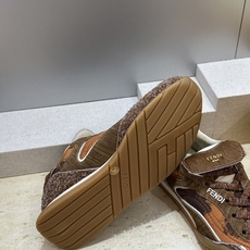 FENDI 芬迪2026春夏新款系列 Wave Pulse系带休闲运动女跑鞋 F家字母logo 拼色厚底 FENDI 芬迪2026春夏新款系列 Wave Pulse系带休闲运动女跑鞋 F家字母logo 拼色厚底
