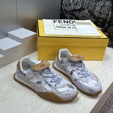FENDI 芬迪2026春夏新款系列 Wave Pulse系带休闲运动女跑鞋 F家字母logo 拼色厚底 FENDI 芬迪2026春夏新款系列 Wave Pulse系带休闲运动女跑鞋 F家字母logo 拼色厚底