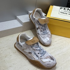 FENDI 芬迪2026春夏新款系列 Wave Pulse系带休闲运动女跑鞋 F家字母logo 拼色厚底 FENDI 芬迪2026春夏新款系列 Wave Pulse系带休闲运动女跑鞋 F家字母logo 拼色厚底
