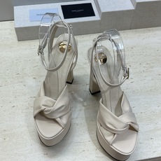 Saint Laurent 圣罗兰 2026春夏新款防水台恨太高交叉带气场高跟女鞋 YSL字母logo五 Saint Laurent 圣罗兰 2026春夏新款防水台恨太高交叉带气场高跟女鞋 YSL字母logo五