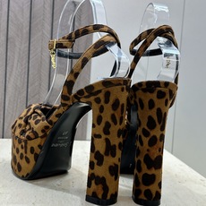 Saint Laurent 圣罗兰 2026春夏新款防水台恨太高交叉带气场高跟女鞋 YSL字母logo五 Saint Laurent 圣罗兰 2026春夏新款防水台恨太高交叉带气场高跟女鞋 YSL字母logo五