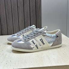 迪奥 Dior 2026春夏新款Ribbon系带休闲帆布运动小白鞋 CD字母logo织带平底圆头拼色阿甘 迪奥 Dior 2026春夏新款Ribbon系带休闲帆布运动小白鞋 CD字母logo织带平底圆头拼色阿甘