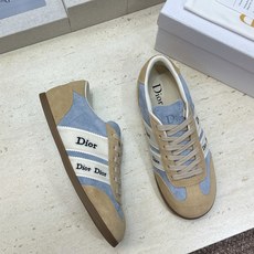 迪奥 Dior 2026春夏新款Ribbon系带休闲帆布运动小白鞋 CD字母logo织带平底圆头拼色阿甘 迪奥 Dior 2026春夏新款Ribbon系带休闲帆布运动小白鞋 CD字母logo织带平底圆头拼色阿甘