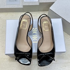 顶级版 迪奥 Dior 2026早春走秀新款系列蝴蝶结果冻色女鞋 CD字母logo弧形鞋头低跟露趾后空拼 顶级版 迪奥 Dior 2026早春走秀新款系列蝴蝶结果冻色女鞋 CD字母logo弧形鞋头低跟露趾后空拼