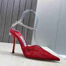 周仰杰Jimmy Choo 2026春夏新款水钻链条时尚女婚鞋 吉米周JC明星同款字母logo 五金扣高跟尖头串珠后空凉 周仰杰Jimmy Choo 2026春夏新款水钻链条时尚女婚鞋 吉米周JC明星同款字母logo 五金扣高跟尖头串珠后空凉
