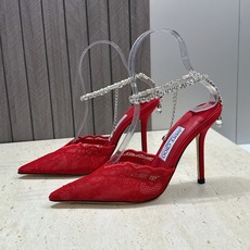 周仰杰Jimmy Choo 2026春夏新款水钻链条时尚女婚鞋 吉米周JC明星同款字母logo 五金扣高跟尖头串珠后空凉 周仰杰Jimmy Choo 2026春夏新款水钻链条时尚女婚鞋 吉米周JC明星同款字母logo 五金扣高跟尖头串珠后空凉