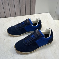 Loro Piana 2026春夏新款情侣系列休闲系带德训鞋 LP字母logo平底圆头老钱风拼色阿甘跑鞋 材质:鞋面进 Loro Piana 2026春夏新款情侣系列休闲系带德训鞋 LP字母logo平底圆头老钱风拼色阿甘跑鞋 材质:鞋面进