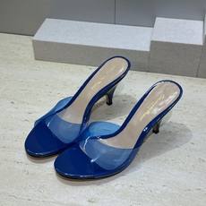 Gianvito Rossi 塞乔.罗茜2026春夏新款糖果色女鞋 GR字母logo高跟圆头鱼嘴露趾拼色凉拖鞋 材质:鞋 Gianvito Rossi 塞乔.罗茜2026春夏新款糖果色女鞋 GR字母logo高跟圆头鱼嘴露趾拼色凉拖鞋 材质:鞋