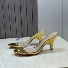 Gianvito Rossi 塞乔.罗茜2026春夏新款糖果色女鞋 GR字母logo高跟圆头鱼嘴露趾拼色凉拖鞋 材质:鞋 Gianvito Rossi 塞乔.罗茜2026春夏新款糖果色女鞋 GR字母logo高跟圆头鱼嘴露趾拼色凉拖鞋 材质:鞋
