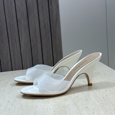 Gianvito Rossi 塞乔.罗茜2026春夏新款糖果色女鞋 GR字母logo高跟圆头鱼嘴露趾拼色凉拖鞋 材质:鞋 Gianvito Rossi 塞乔.罗茜2026春夏新款糖果色女鞋 GR字母logo高跟圆头鱼嘴露趾拼色凉拖鞋 材质:鞋