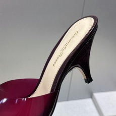 Gianvito Rossi 塞乔.罗茜2026春夏新款糖果色女鞋 GR字母logo高跟圆头鱼嘴露趾拼色凉拖鞋 材质:鞋 Gianvito Rossi 塞乔.罗茜2026春夏新款糖果色女鞋 GR字母logo高跟圆头鱼嘴露趾拼色凉拖鞋 材质:鞋