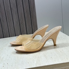 Gianvito Rossi 塞乔.罗茜2026春夏新款糖果色女鞋 GR字母logo高跟圆头鱼嘴露趾拼色凉拖鞋 材质:鞋 Gianvito Rossi 塞乔.罗茜2026春夏新款糖果色女鞋 GR字母logo高跟圆头鱼嘴露趾拼色凉拖鞋 材质:鞋
