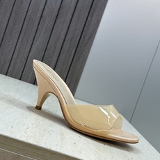 Gianvito Rossi 塞乔.罗茜2026春夏新款糖果色女鞋 GR字母logo高跟圆头鱼嘴露趾拼色凉拖鞋 材质:鞋 Gianvito Rossi 塞乔.罗茜2026春夏新款糖果色女鞋 GR字母logo高跟圆头鱼嘴露趾拼色凉拖鞋 材质:鞋