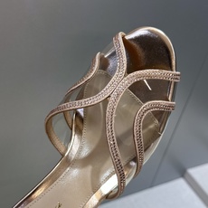 Gianvito Rossi 塞乔.罗茜2026春夏新款糖果色水钻女鞋 GR字母logo高跟圆头鱼嘴露趾拼色凉拖鞋 材质 Gianvito Rossi 塞乔.罗茜2026春夏新款糖果色水钻女鞋 GR字母logo高跟圆头鱼嘴露趾拼色凉拖鞋 材质