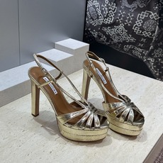 Aquazzura 2026春夏新款交叉带超高跟气场女鞋 菠萝鞋字母logo五金扣粗跟防水台圆头露趾后空拼色凉鞋 材质: Aquazzura 2026春夏新款交叉带超高跟气场女鞋 菠萝鞋字母logo五金扣粗跟防水台圆头露趾后空拼色凉鞋 材质: