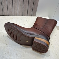 顶级品质 ETHOR 2026秋冬新款游牧风格低跟圆头一脚蹬高筒机车骑士擦色女军靴 材质:鞋面进口小牛皮+水染牛皮内里+ 顶级品质 ETHOR 2026秋冬新款游牧风格低跟圆头一脚蹬高筒机车骑士擦色女军靴 材质:鞋面进口小牛皮+水染牛皮内里+