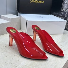 胶片 SAINT LAURENT PARIS 圣罗兰2026春夏新款高跟女鞋 YSL字母logo五金扣水晶跟尖头鱼 胶片 SAINT LAURENT PARIS 圣罗兰2026春夏新款高跟女鞋 YSL字母logo五金扣水晶跟尖头鱼