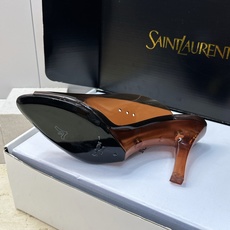 胶片 SAINT LAURENT PARIS 圣罗兰2026春夏新款高跟女鞋 YSL字母logo五金扣水晶跟尖头鱼 胶片 SAINT LAURENT PARIS 圣罗兰2026春夏新款高跟女鞋 YSL字母logo五金扣水晶跟尖头鱼