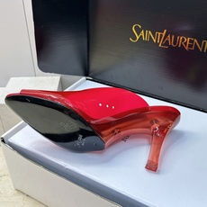 胶片 SAINT LAURENT PARIS 圣罗兰2026春夏新款高跟女鞋 YSL字母logo五金扣水晶跟尖头鱼 胶片 SAINT LAURENT PARIS 圣罗兰2026春夏新款高跟女鞋 YSL字母logo五金扣水晶跟尖头鱼