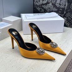 (不退只换码) SAINT LAURENT PARIS 圣罗兰2026春夏新款高跟水钻女鞋 YSL字母logo五金扣尖 (不退只换码) SAINT LAURENT PARIS 圣罗兰2026春夏新款高跟水钻女鞋 YSL字母logo五金扣尖