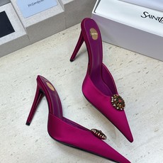 (不退只换码) SAINT LAURENT PARIS 圣罗兰2026春夏新款高跟水钻女鞋 YSL字母logo五金扣尖 (不退只换码) SAINT LAURENT PARIS 圣罗兰2026春夏新款高跟水钻女鞋 YSL字母logo五金扣尖