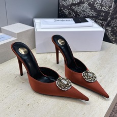(不退只换码) SAINT LAURENT PARIS 圣罗兰2026春夏新款高跟水钻女鞋 YSL字母logo五金扣尖 (不退只换码) SAINT LAURENT PARIS 圣罗兰2026春夏新款高跟水钻女鞋 YSL字母logo五金扣尖