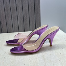Gianvito Rossi 塞乔.罗茜2026春夏新款糖果色粗跟女鞋 GR字母logo高跟圆头鱼嘴露趾拼色凉拖鞋 材质 Gianvito Rossi 塞乔.罗茜2026春夏新款糖果色粗跟女鞋 GR字母logo高跟圆头鱼嘴露趾拼色凉拖鞋 材质