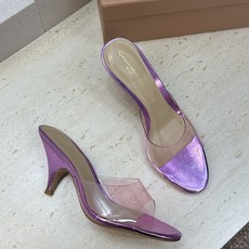 Gianvito Rossi 塞乔.罗茜2026春夏新款糖果色粗跟女鞋 GR字母logo高跟圆头鱼嘴露趾拼色凉拖鞋 材质 Gianvito Rossi 塞乔.罗茜2026春夏新款糖果色粗跟女鞋 GR字母logo高跟圆头鱼嘴露趾拼色凉拖鞋 材质