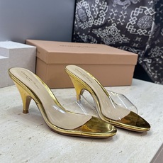 Gianvito Rossi 塞乔.罗茜2026春夏新款糖果色粗跟女鞋 GR字母logo高跟圆头鱼嘴露趾拼色凉拖鞋 材质 Gianvito Rossi 塞乔.罗茜2026春夏新款糖果色粗跟女鞋 GR字母logo高跟圆头鱼嘴露趾拼色凉拖鞋 材质