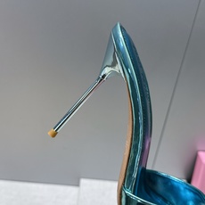 PARIS TEXAS 小众品牌 2026春夏新款糖果色高跟圆头露趾拼色凉拖女鞋 材质:鞋面进口牛漆皮/进口金属牛皮+水 PARIS TEXAS 小众品牌 2026春夏新款糖果色高跟圆头露趾拼色凉拖女鞋 材质:鞋面进口牛漆皮/进口金属牛皮+水