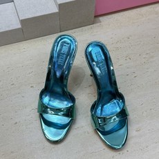 PARIS TEXAS 小众品牌 2026春夏新款糖果色高跟圆头露趾拼色凉拖女鞋 材质:鞋面进口牛漆皮/进口金属牛皮+水 PARIS TEXAS 小众品牌 2026春夏新款糖果色高跟圆头露趾拼色凉拖女鞋 材质:鞋面进口牛漆皮/进口金属牛皮+水