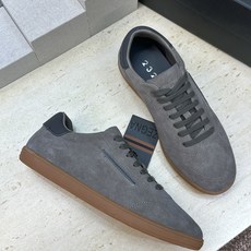 (仅男码) Zegna 2026春夏新款系带舒适休闲徳训男鞋 杰尼亚字母logo平底圆头时尚百搭拼色滑板小白鞋 材质: (仅男码) Zegna 2026春夏新款系带舒适休闲徳训男鞋 杰尼亚字母logo平底圆头时尚百搭拼色滑板小白鞋 材质: