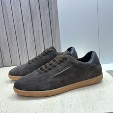 (仅男码) Zegna 2026春夏新款系带舒适休闲徳训男鞋 杰尼亚字母logo平底圆头时尚百搭拼色滑板小白鞋 材质: (仅男码) Zegna 2026春夏新款系带舒适休闲徳训男鞋 杰尼亚字母logo平底圆头时尚百搭拼色滑板小白鞋 材质:
