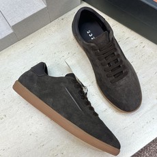 (仅男码) Zegna 2026春夏新款系带舒适休闲徳训男鞋 杰尼亚字母logo平底圆头时尚百搭拼色滑板小白鞋 材质: (仅男码) Zegna 2026春夏新款系带舒适休闲徳训男鞋 杰尼亚字母logo平底圆头时尚百搭拼色滑板小白鞋 材质: