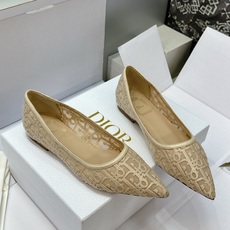(配全套飞机盒) Dior 迪奥 2026春夏走秀新款Adiorble高跟尖头女鞋 CD明星同款时尚电绣字母logo平底 (配全套飞机盒) Dior 迪奥 2026春夏走秀新款Adiorble高跟尖头女鞋 CD明星同款时尚电绣字母logo平底
