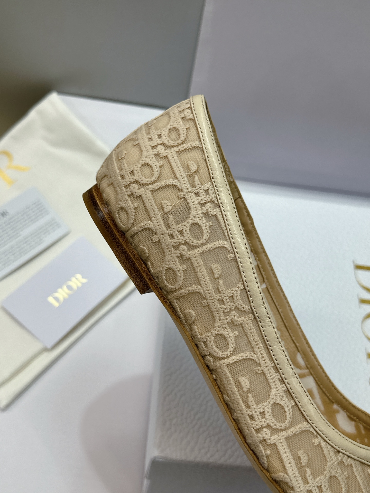 (配全套飞机盒) Dior 迪奥 2026春夏走秀新款Adiorble高跟尖头女鞋 CD明星同款时尚电绣字母logo平底 (配全套飞机盒) Dior 迪奥 2026春夏走秀新款Adiorble高跟尖头女鞋 CD明星同款时尚电绣字母logo平底