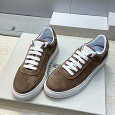 BRUNELLO CUCINELLI 2026春夏新款低帮拼色系带女鞋 BC字母logo平底圆头休闲运动滑板鞋 材质:鞋 BRUNELLO CUCINELLI 2026春夏新款低帮拼色系带女鞋 BC字母logo平底圆头休闲运动滑板鞋 材质:鞋