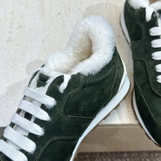 BRUNELLO CUCINELLI 2026秋冬新款拼色系带羊羔毛阿甘徳训女鞋 BC字母logo厚底圆头休闲运动老爹跑 BRUNELLO CUCINELLI 2026秋冬新款拼色系带羊羔毛阿甘徳训女鞋 BC字母logo厚底圆头休闲运动老爹跑