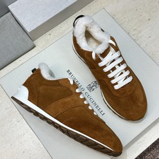 BRUNELLO CUCINELLI 2026秋冬新款拼色系带羊羔毛阿甘徳训女鞋 BC字母logo厚底圆头休闲运动老爹跑 BRUNELLO CUCINELLI 2026秋冬新款拼色系带羊羔毛阿甘徳训女鞋 BC字母logo厚底圆头休闲运动老爹跑