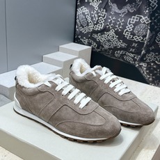 BRUNELLO CUCINELLI 2026秋冬新款拼色系带羊羔毛阿甘徳训女鞋 BC字母logo厚底圆头休闲运动老爹跑 BRUNELLO CUCINELLI 2026秋冬新款拼色系带羊羔毛阿甘徳训女鞋 BC字母logo厚底圆头休闲运动老爹跑