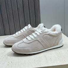 BRUNELLO CUCINELLI 2026秋冬新款拼色系带羊羔毛阿甘徳训女鞋 BC字母logo厚底圆头休闲运动老爹跑 BRUNELLO CUCINELLI 2026秋冬新款拼色系带羊羔毛阿甘徳训女鞋 BC字母logo厚底圆头休闲运动老爹跑