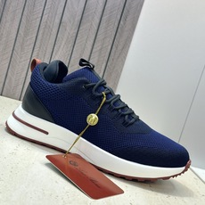 顶级版 Loro Piana 诺悠.翩雅 2026春夏经典系列休闲系带男跑鞋 LP字母logo厚底圆头老钱风拼色运动鞋 顶级版 Loro Piana 诺悠.翩雅 2026春夏经典系列休闲系带男跑鞋 LP字母logo厚底圆头老钱风拼色运动鞋