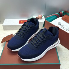 顶级版 Loro Piana 诺悠.翩雅 2026春夏经典系列休闲系带男跑鞋 LP字母logo厚底圆头老钱风拼色运动鞋 顶级版 Loro Piana 诺悠.翩雅 2026春夏经典系列休闲系带男跑鞋 LP字母logo厚底圆头老钱风拼色运动鞋