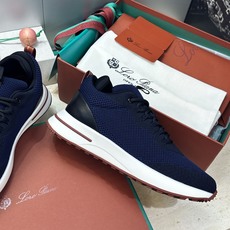 顶级版 Loro Piana 诺悠.翩雅 2026春夏经典系列休闲系带男跑鞋 LP字母logo厚底圆头老钱风拼色运动鞋 顶级版 Loro Piana 诺悠.翩雅 2026春夏经典系列休闲系带男跑鞋 LP字母logo厚底圆头老钱风拼色运动鞋