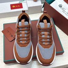顶级版 Loro Piana 诺悠.翩雅 2026春夏经典系列休闲系带男跑鞋 LP字母logo厚底圆头老钱风拼色运动鞋 顶级版 Loro Piana 诺悠.翩雅 2026春夏经典系列休闲系带男跑鞋 LP字母logo厚底圆头老钱风拼色运动鞋