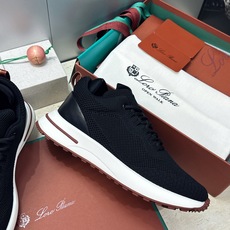 顶级版 Loro Piana 诺悠.翩雅 2026春夏经典系列休闲系带男跑鞋 LP字母logo厚底圆头老钱风拼色运动鞋 顶级版 Loro Piana 诺悠.翩雅 2026春夏经典系列休闲系带男跑鞋 LP字母logo厚底圆头老钱风拼色运动鞋