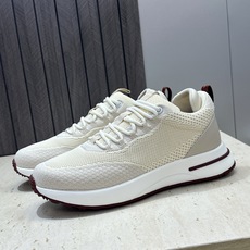 顶级版 Loro Piana 诺悠.翩雅 2026春夏经典系列休闲系带男跑鞋 LP字母logo厚底圆头老钱风拼色运动鞋 顶级版 Loro Piana 诺悠.翩雅 2026春夏经典系列休闲系带男跑鞋 LP字母logo厚底圆头老钱风拼色运动鞋